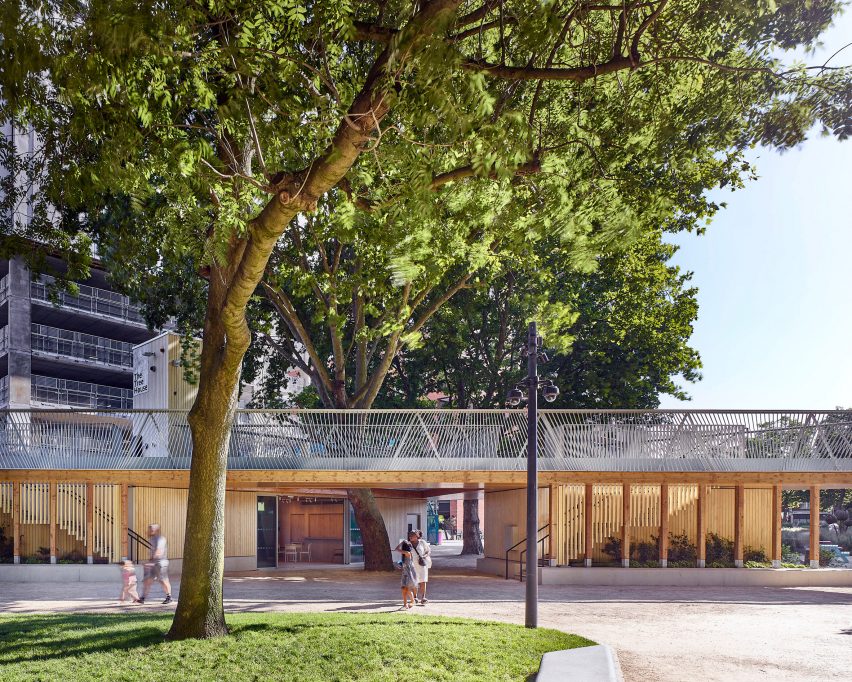 Exterior of The Tree House by Bell Phillips