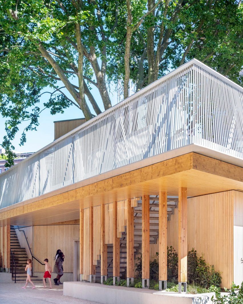 Exterior of The Tree House by Bell Phillips