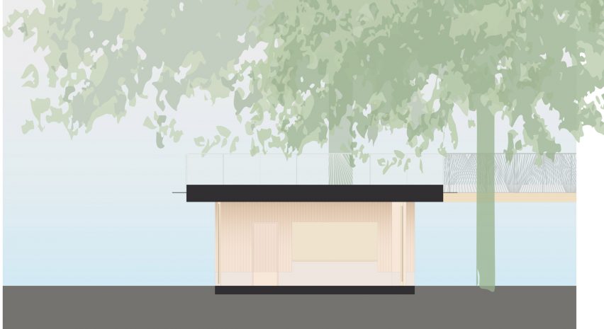 Section of The Tree House by Bell Phillips