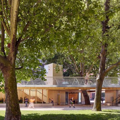 The exterior of The Tree House by Bell Phillips