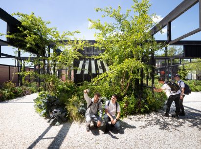 Visitors to Floriade 2022 pavilion
