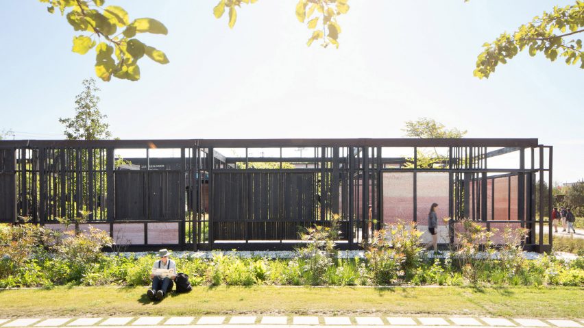 Exterior of The Voice of Urban Nature in Almere by Overtreders W