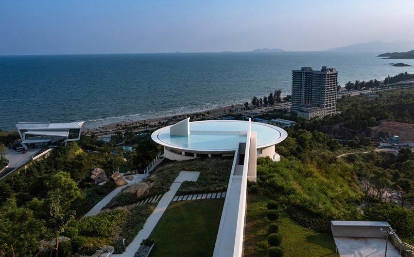 Water Drop Library in Shuangyue Bay by 3andwich Design plans