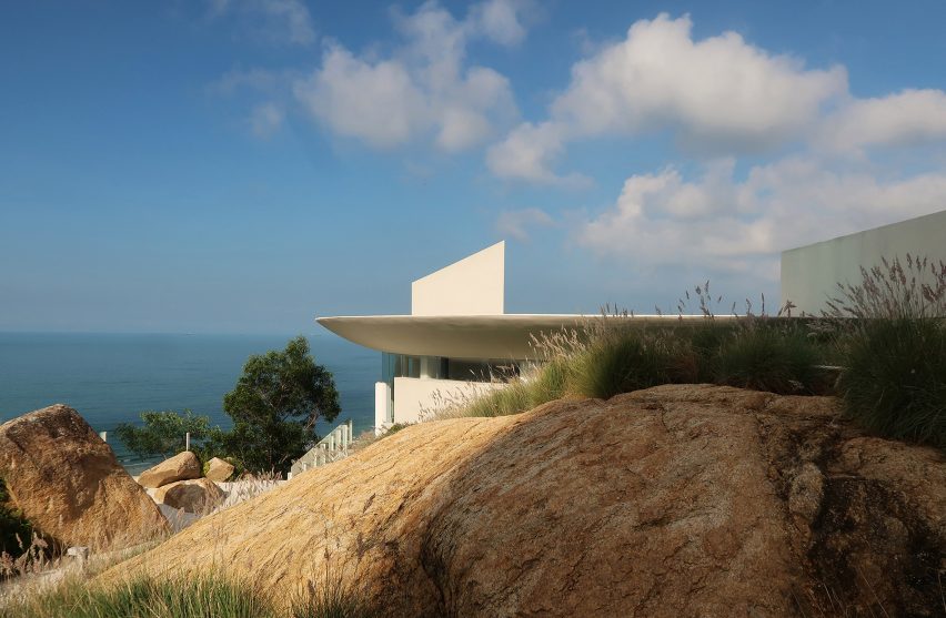 Water Drop Library in Shuangyue Bay by 3andwich Design plans