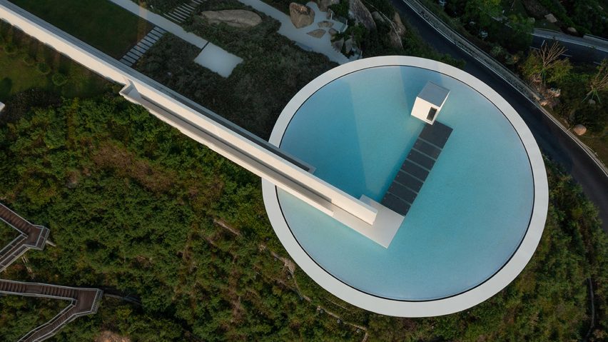 Water Drop Library in Shuangyue Bay by 3andwich Design plans