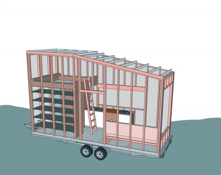 Tigín Tiny Home diagram