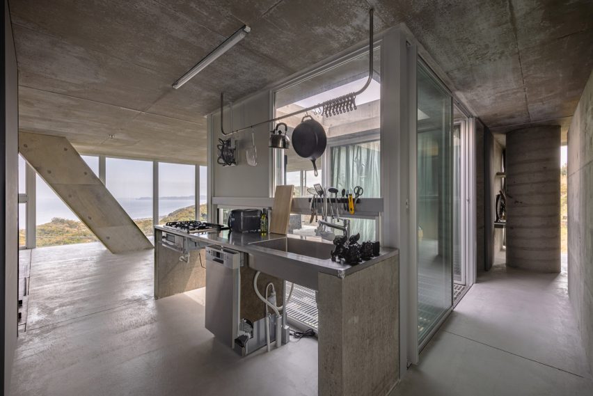 Interior of Torus House by Noriaki Hanaoka Architecture
