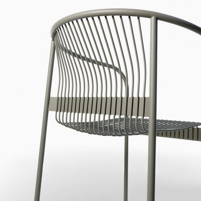 Green Velit chair by Plank