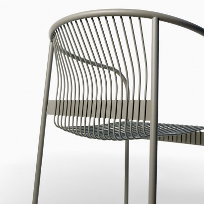 Green Velit chair by Plank