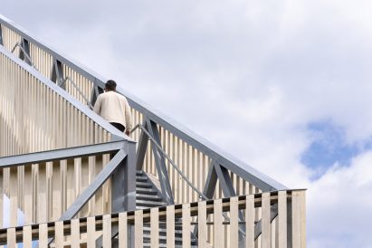 One staircase of De Niewe Herdgang viewpoint