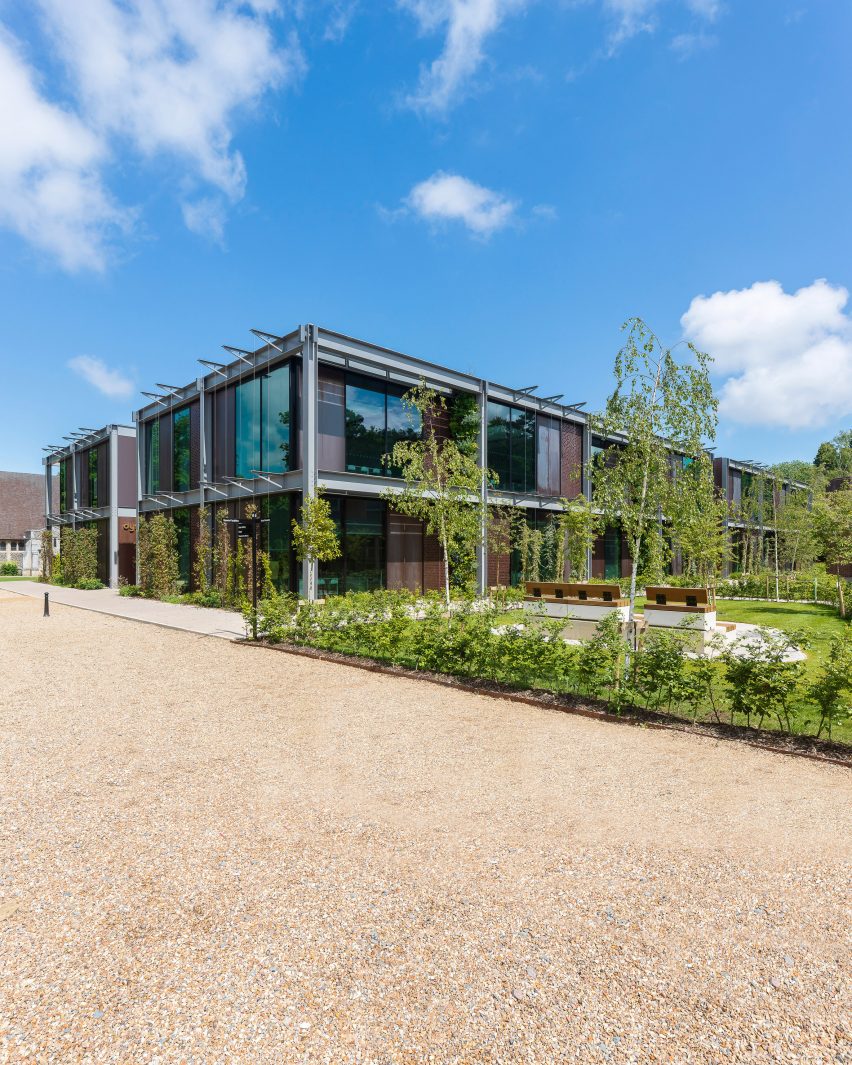 Exterior of The Dyson Building at Gresham's School by WilkinsonEyre