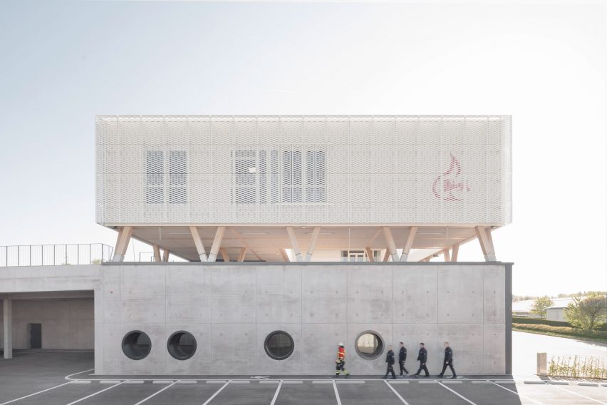 Fire station in Germany by Wulf Architekten