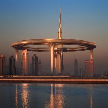 ZN Era proposal for circle around the Burj Khalifa
