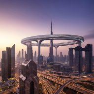 A rendering of a circular skyscraper by ZN Era