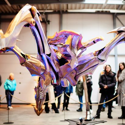 Image of a sculptured creature