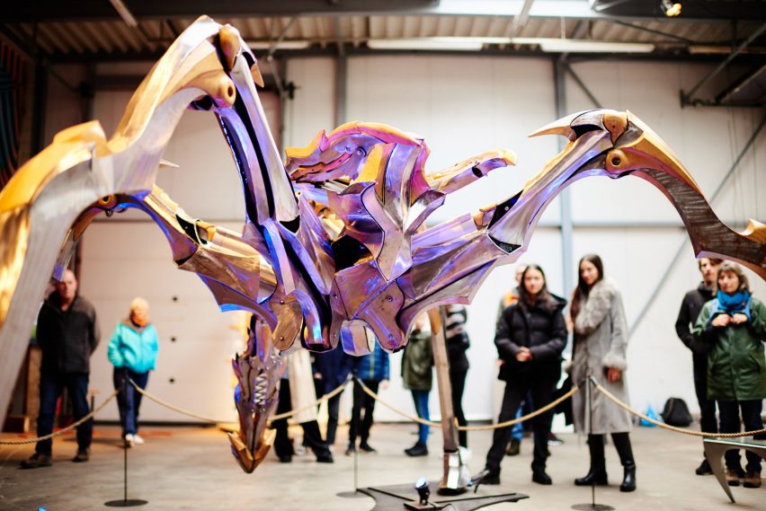Image of a sculptured creature