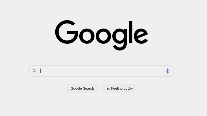 Black Google Doodle