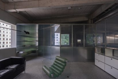 Private office room at Red Plus studio by Neri&Hu