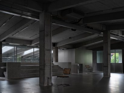 Main space of Red Plus studio by Neri&Hu