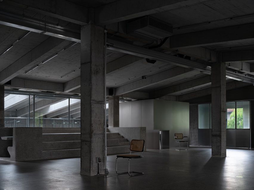 Main space of Red Plus studio by Neri&Hu