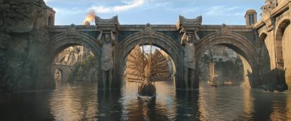 Ship entering Numenor