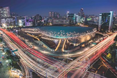 Image of Seoul at night