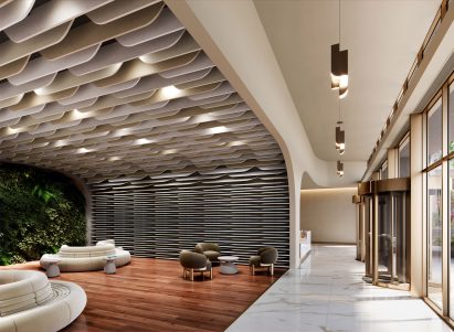 Array acoustic tiles by Woven Image
