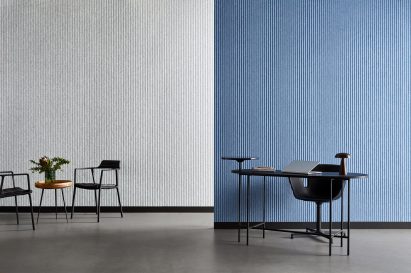 Blue and white Pico wall panels