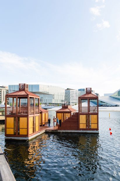 Bademaschinen by ACT! Studio and Borhaven Arkitekter on Oslo Harbour