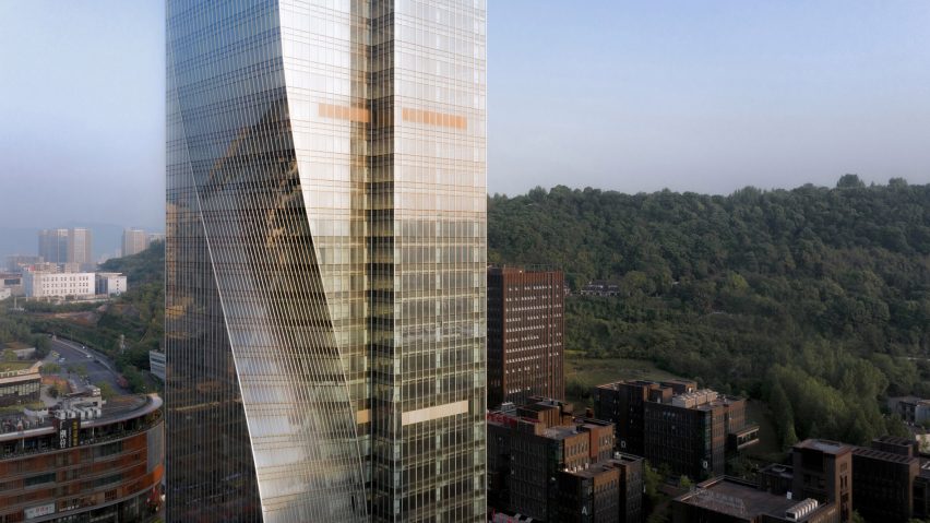 Dance of Light skyscraper by Aedas