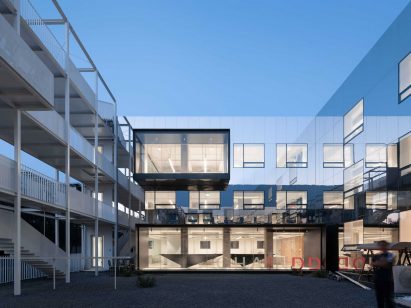 Exterior image of the office space at TMT Folding Park