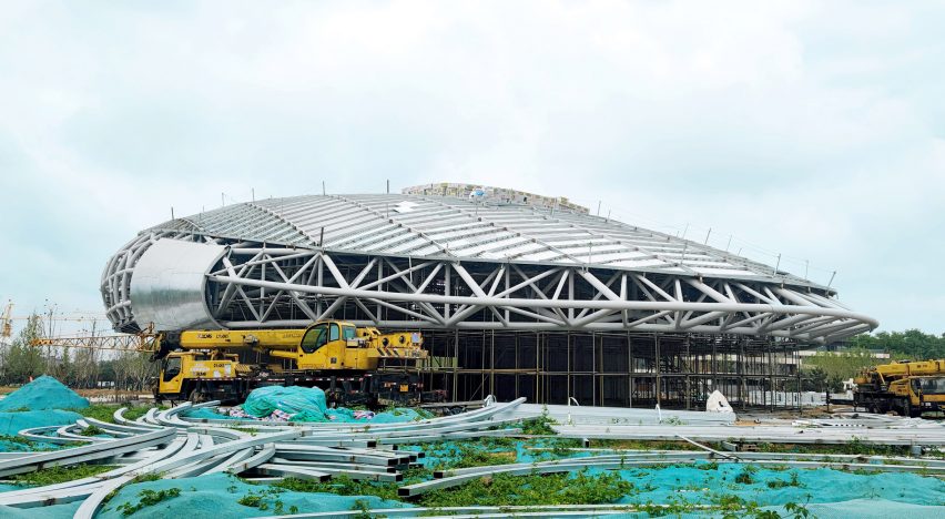 Steel cultural center in China