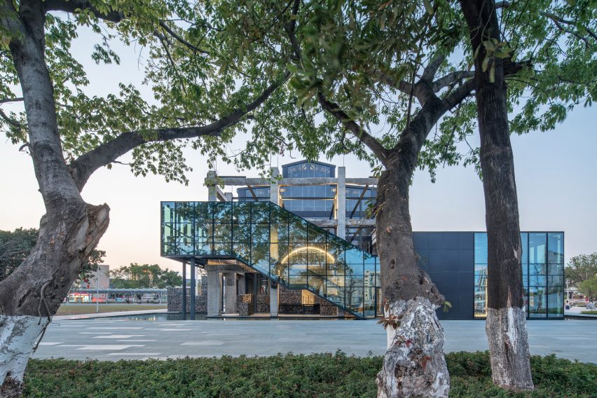 Exterior of Shajing Village Hall by ARCity Office