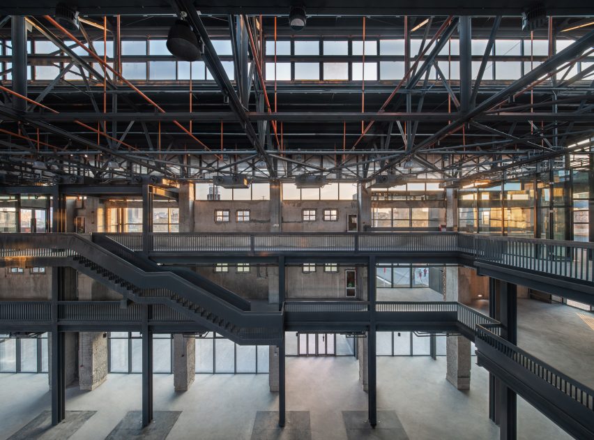 Interior of Shajing Village Hall by ARCity Office