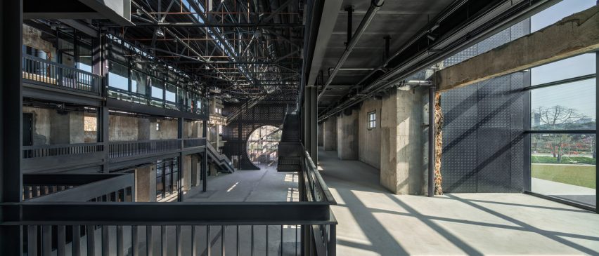Interior of Shajing Village Hall by ARCity Office