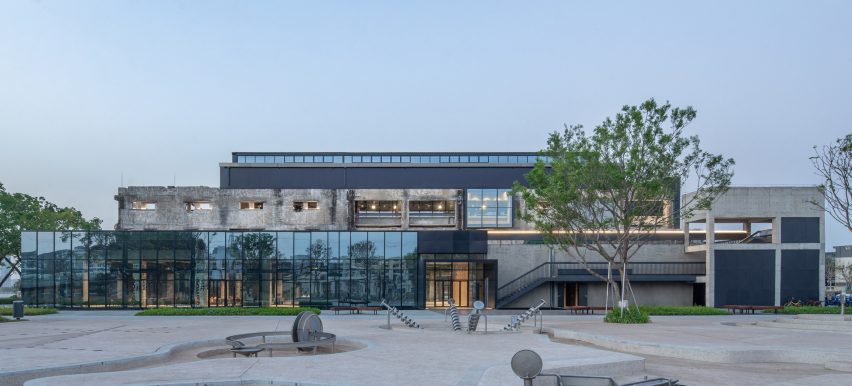 Exterior of Shajing Village Hall by ARCity Office