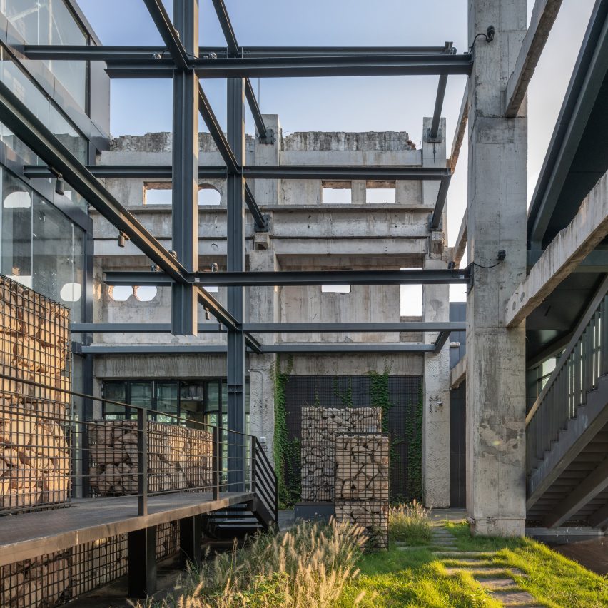 Exterior of Shajing Village Hall by ARCity Office