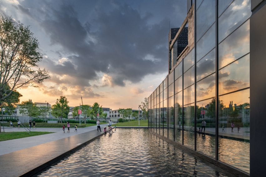 Exterior of Shajing Village Hall by ARCity Office