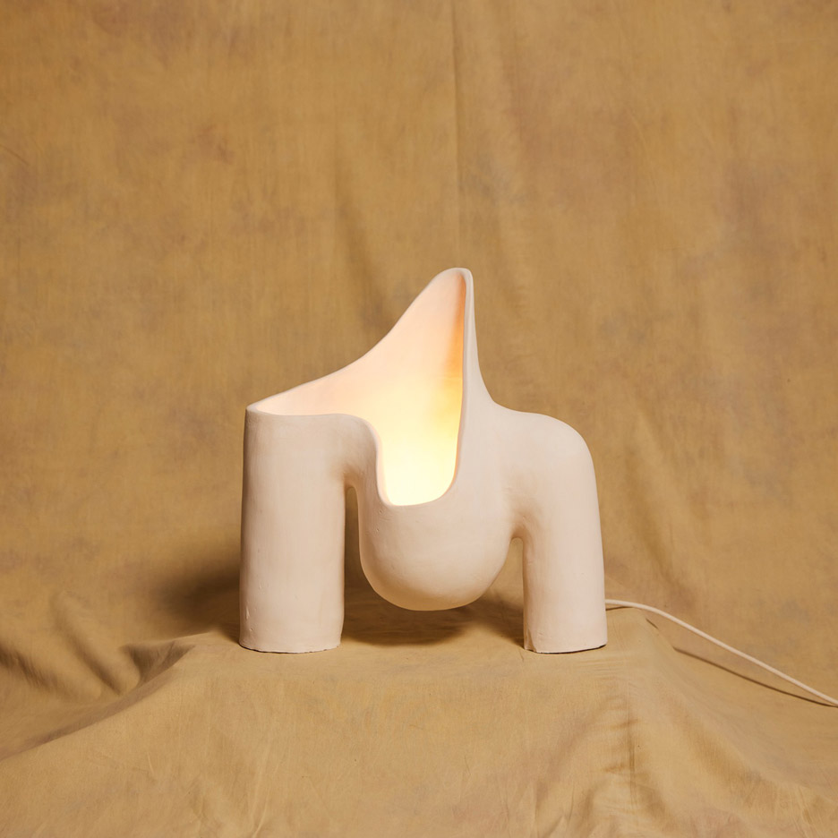 A sculputral light
