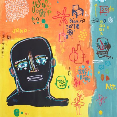 A colourful piece of art available on Artsper