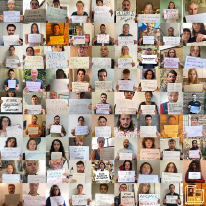 Atomik Architecture staff who are balloting to strike