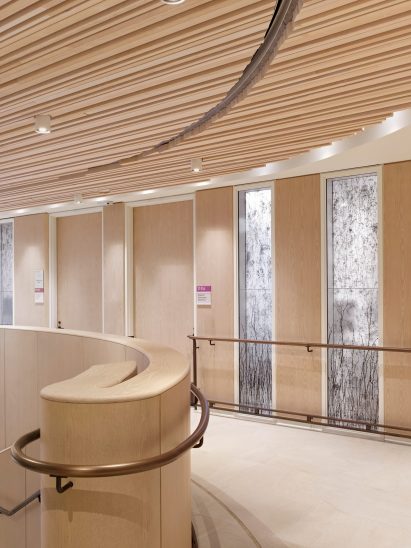 Upper level corridor