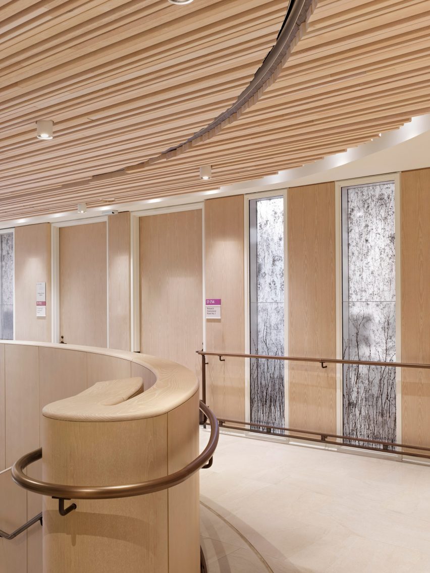 Upper level corridor