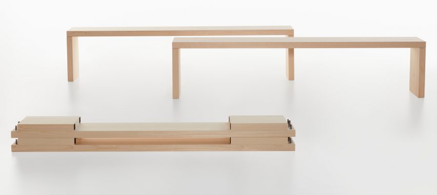 Bench collection by Konstantin Grcic for Plank
