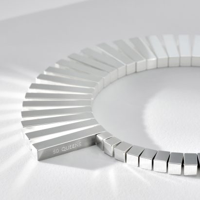 Necklace the Queen of Denmark by BIG and Georg Jensen 