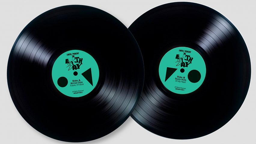 Bioplastic record pressing