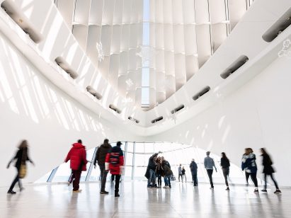 Inside of Quadracci Pavilion
