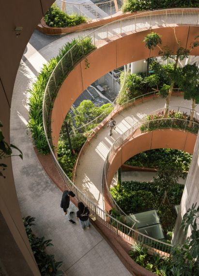 Vertical park inside CapitaSpring skyscraper by BIG and Carlo Ratti