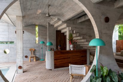 The lobby of Casa To hotel