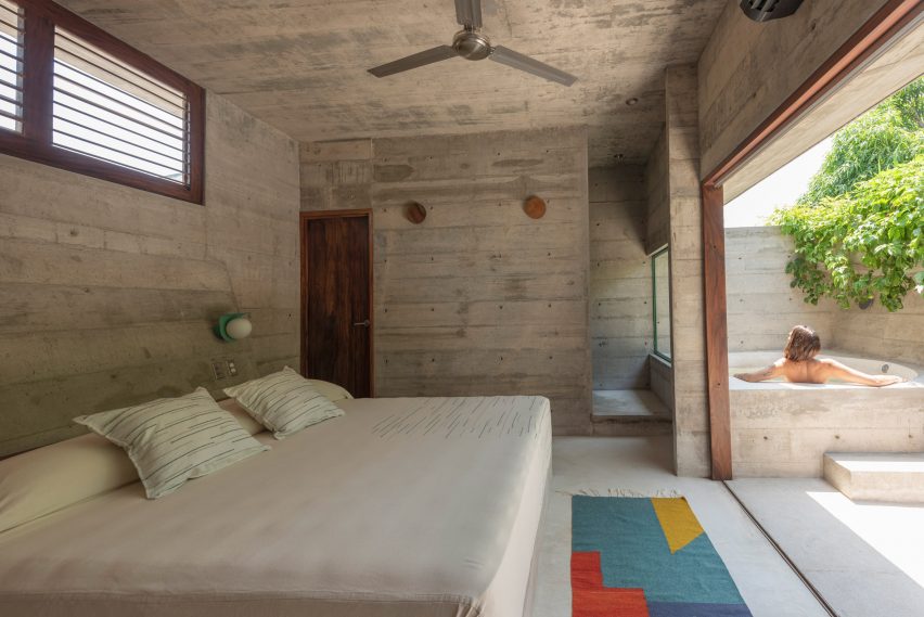A bedroom inside a hotel